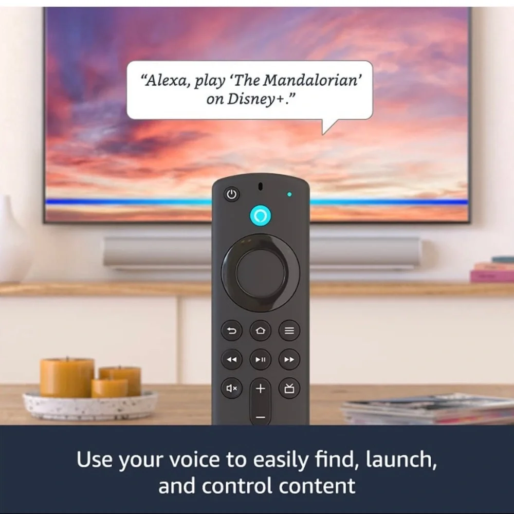 Fire TV Stick with Alexa Voice Remote includes TV controls HD streaming device